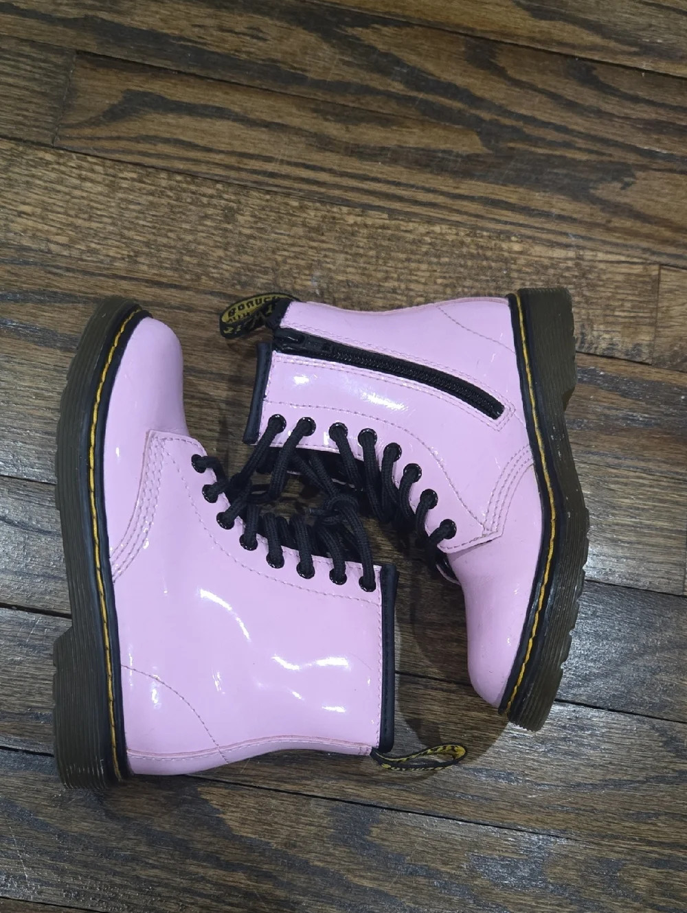 Dr. Martens Light Baby Pink Boots Kids Size 11